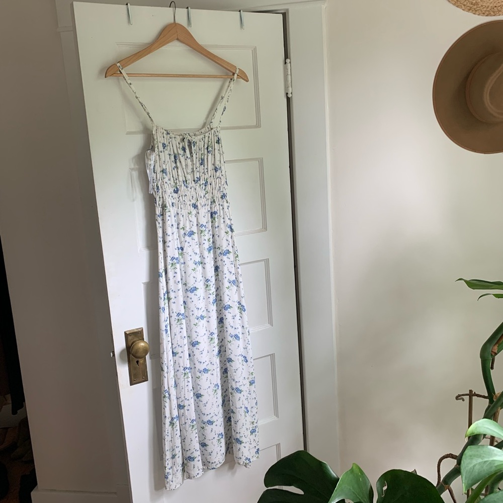 FAITHFUL THE BRAND FLORAL DRESS SMALL